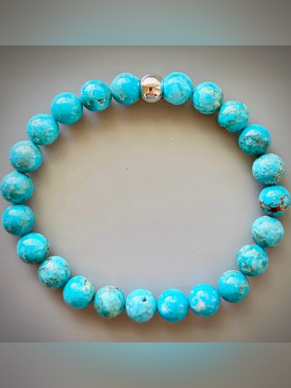 Turquoise Handcrafted Bead Bracelet